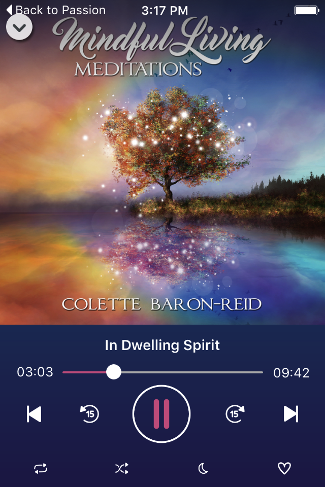 Mindful Living Meditations by Colette Baron-Reid