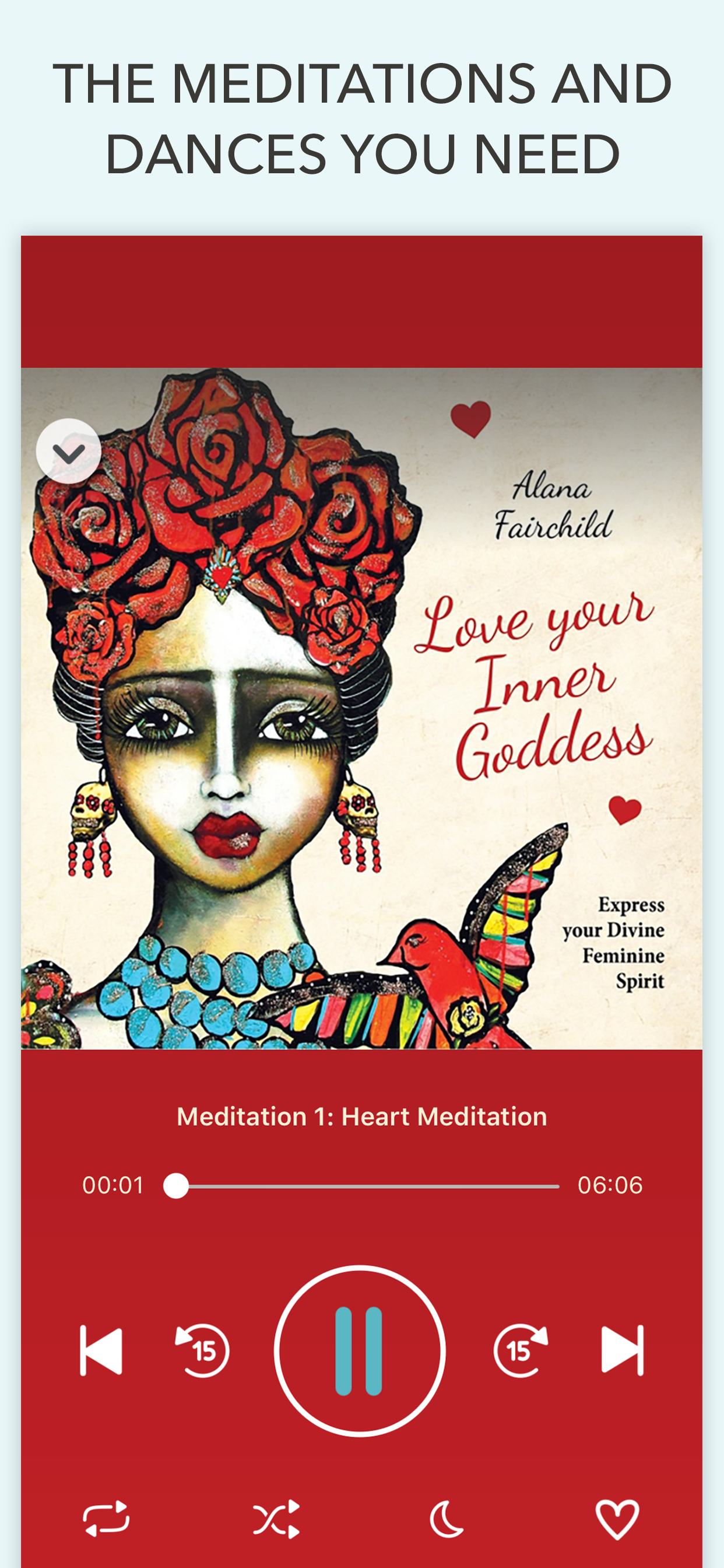 Love Your Inner Goddess Meditations and Dances by Alana Fairchild
