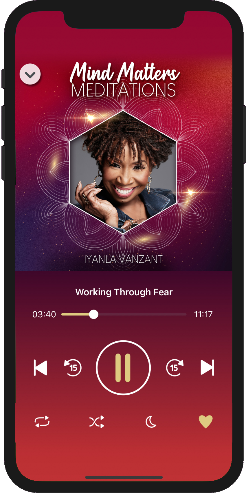 Mind Matters Meditations to Soothe and Heal by Iyanla by Iyanla Vanzant
