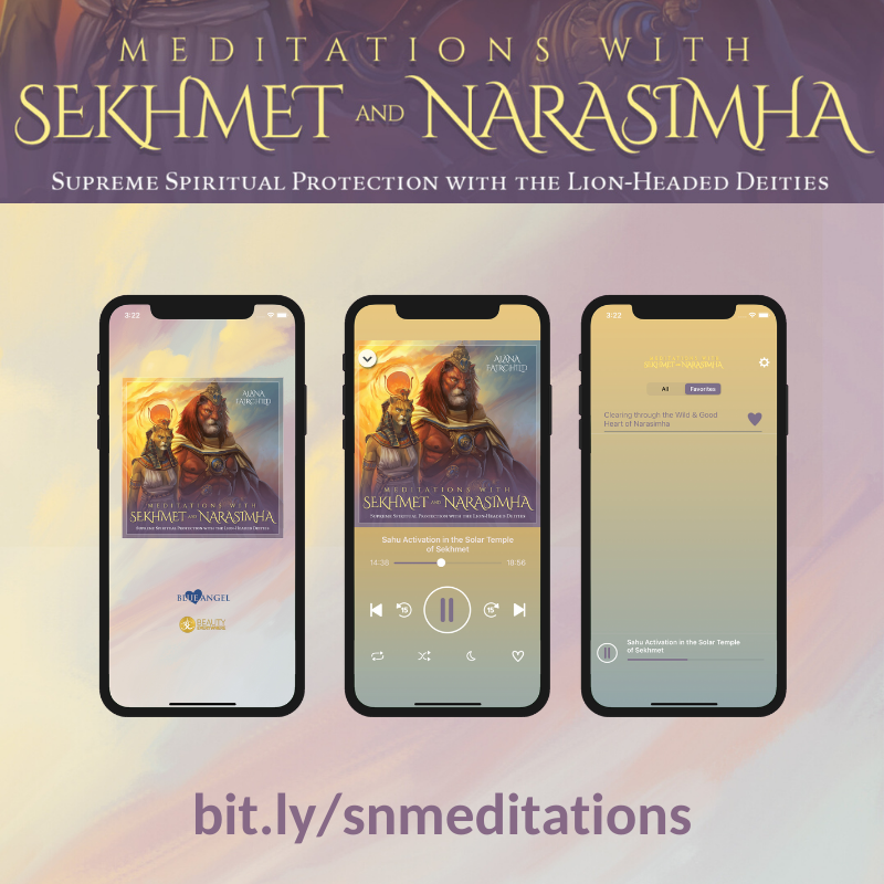 Meditations with Sekhmet & Narasimha by Alana Fairchild