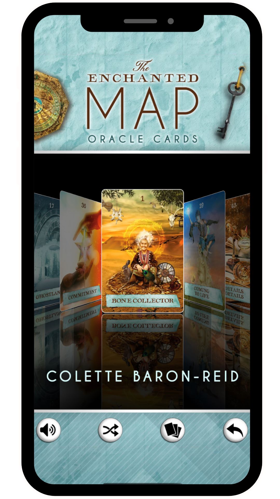 The Enchanted Map Oracle App by Colette Baron-Reid